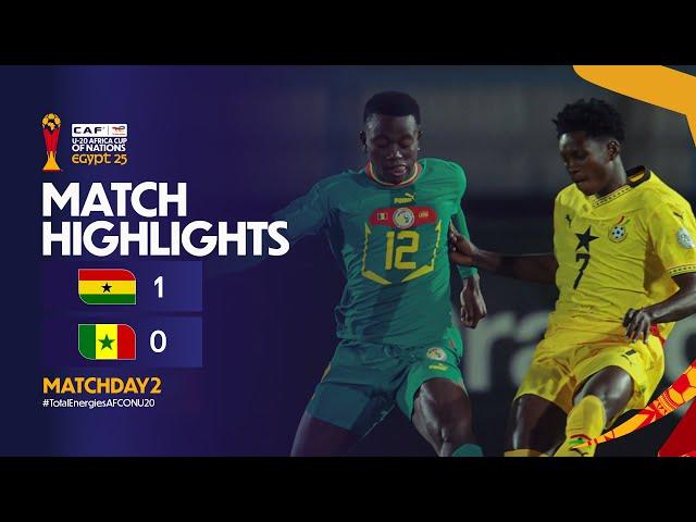Ghana 1-0 Senegal Highlights l TotalEnergies AFCON U-20 l Matchday 2