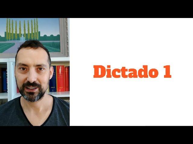 Dictado 1