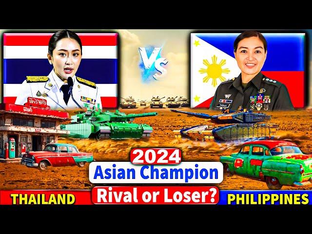 **Philippines  vs Thailand : Military Power Comparison 2024 - Clash of Rising Powers**