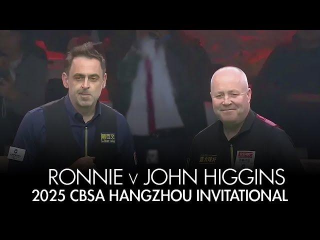 Ronnie O'Sullivan vs John Higgins – 2025 CBSA Hangzhou Invitational Clash!