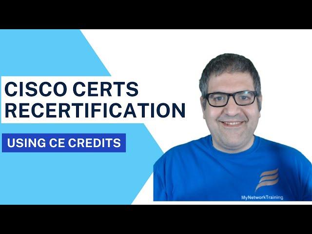 How to renew Cisco certificates using Continuing Education Program (CE Credits)