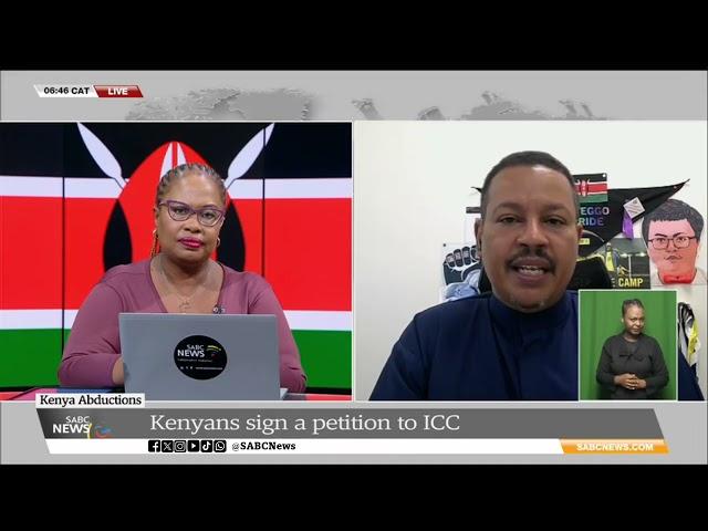 Kenya tensions | Kenyans sign a petition asking the ICC to investigate the spike in abductions