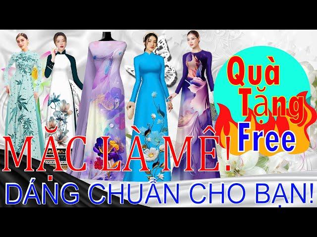 Áo dài đẹp TÔN DÁNG rất nhiều chị say mê