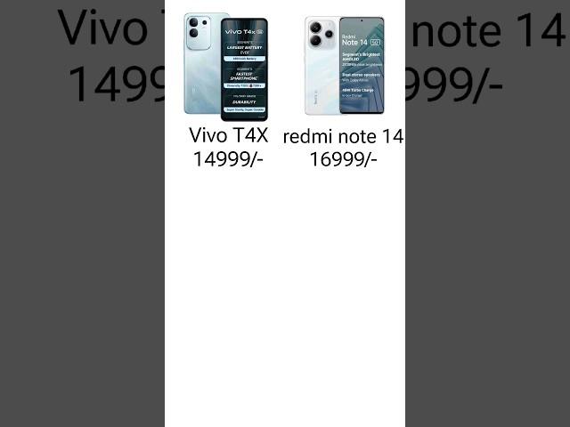 Vivo T4x vs Redmi Note 14  - Full Comparison | Galti Mat Karna | Value For Money