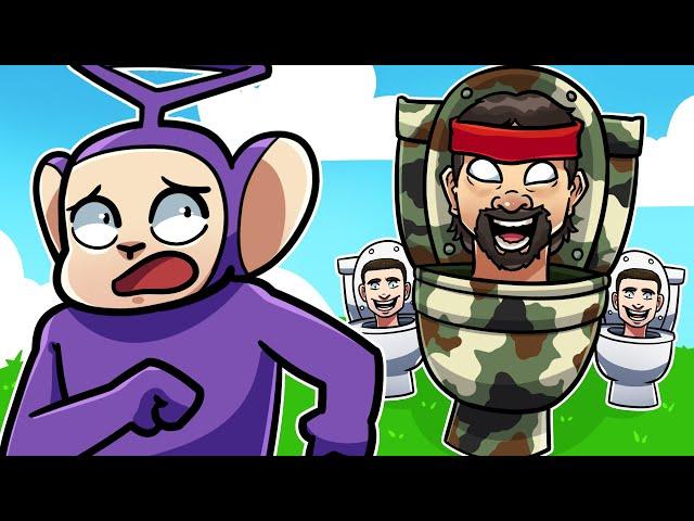 ESCAPE FROM SCARY SKIBIDI TOILET! | Tinky Winky Plays: Roblox SKIBITI TOILET ESCAPE