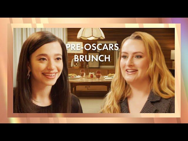 Mikey Madison & @AmeliaDimoldenberg Tease The Chicken Shop Date Movie At Pre #Oscars Brunch