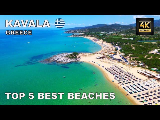 TOP 5 BEACHES OF KAVALA 4K