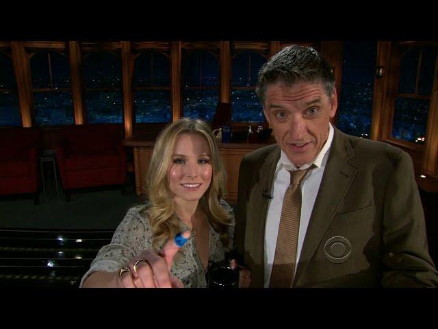 Late Late Show with Craig Ferguson 12/3/2010 Kristen Bell, Michael Franti