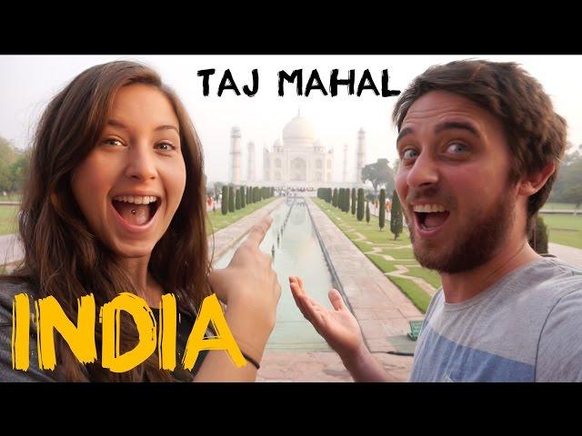 Taj Mahal Agra India - Wonder of the World and India's Famous Monument (Travel Vlog)