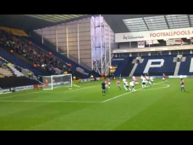 Deon Burton Missed Penalty for Gillingham Vs Preston North End FA Cup 2nd Round