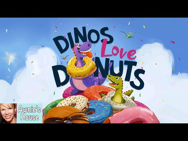  Kids Book Read Aloud: DINOS LOVE DONUTS Hilarious dinosaur book by Ben Okon and Komal Sharma