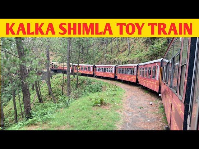 Kalka Shimla Toy Train Journey !! Himalayan Queen Toy Train !!