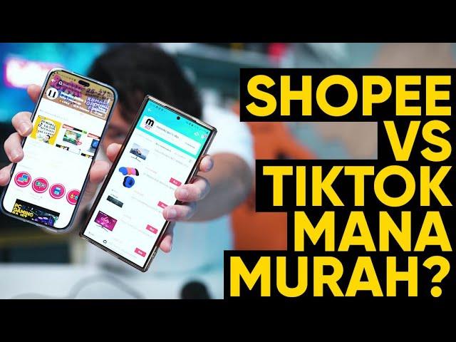 TikTok VS Shopee,Yang Mana Jual Barang Lagi Murah? Saya Share Komisyen Shopee Dan TikTok Ambil