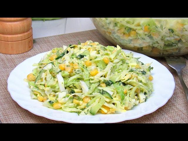Сразу 3 САЛАТА из КАПУСТЫ на КАЖДЫЙ ДЕНЬ ! Простые, быстрые и вкусные рецепты салатов