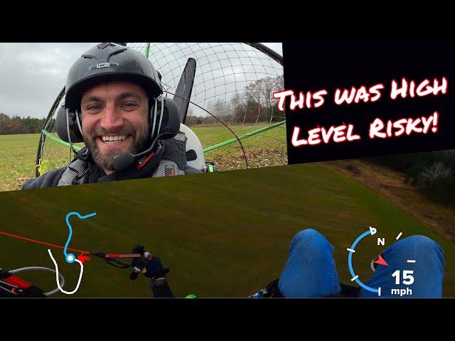 Flying A Paramotor With No Training! (things get sketchy… there was a crash)