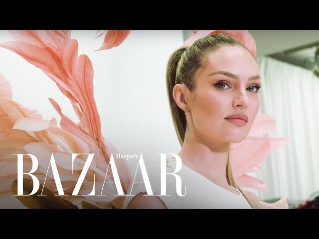 Candice Swanepoel's 2018 Victoria's Secret Fashion Show Fitting | Harper's BAZAAR