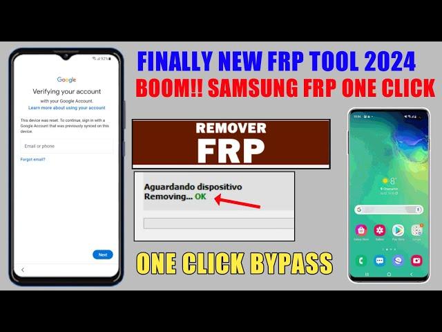 Finally New Samsung FRP Tool 2024 | Samsung Android 13/14/12 FRP Bypass | One Click Frp Remove