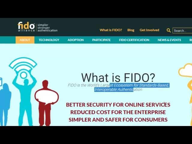 Fido Alliance  - Making authentication simpler