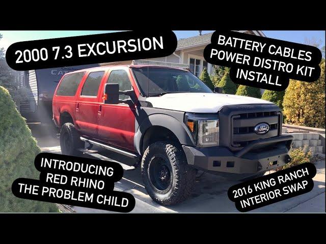 “Red Rhino” 00 7.3 Excursion Part 1 - Battery Cable kit & Power Distribution Fuse Box kit Install