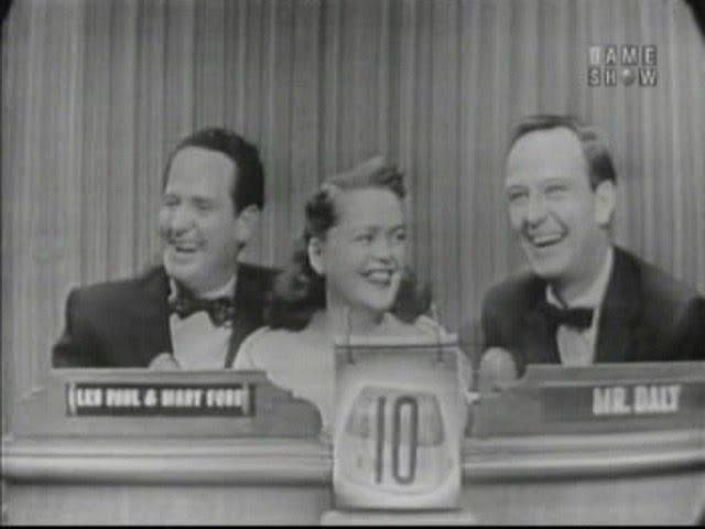 What's My Line? - Les Paul & Mary Ford; Margaret Truman [panel] (Jun 13, 1954)