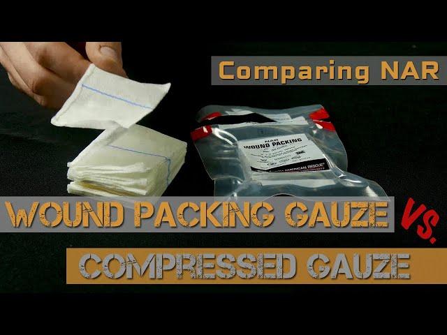 NAR Wound Packing Gauze vs Compressed Gauze