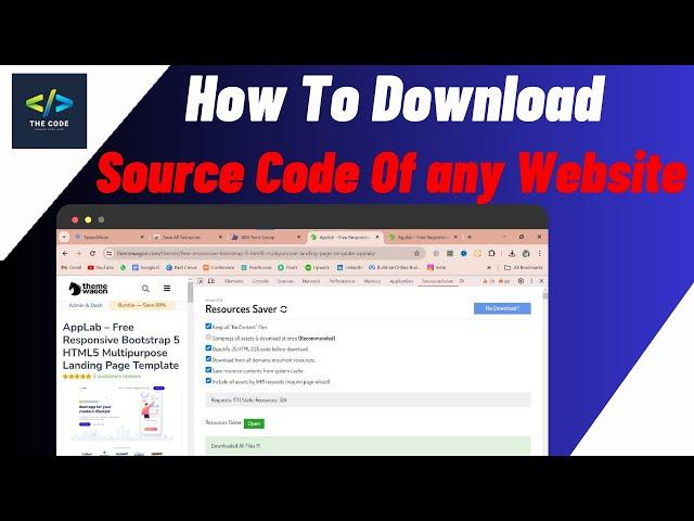 How To Get Source Code Of Any Website FREE | Download Source Code (HTML, CSS & JS ) of Any Website