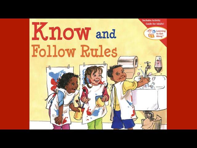 Know and Follow Rules By Cheri J. Meiners | Building Character Book For Kids