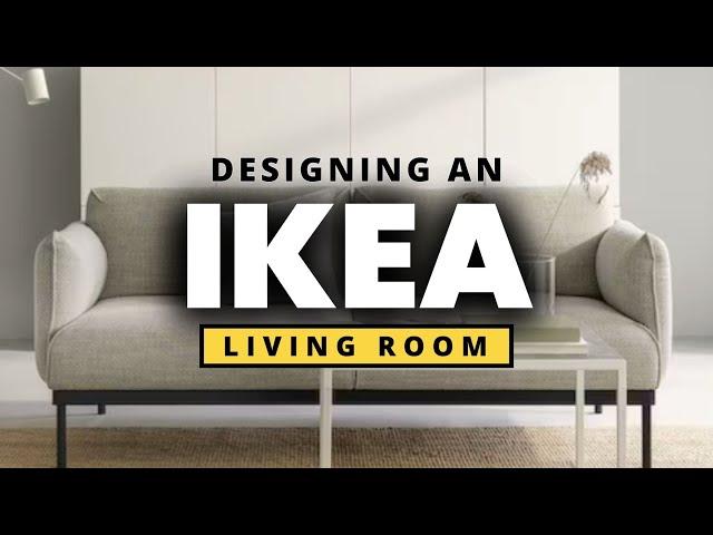 Designing a Living Room Using ONLY IKEA PRODUCTS *budget*