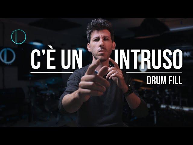 Passaggio di batteria FACILE e DIVERTENTE con un "INTRUSO"! // Lezioni Batteria (+ PDF) [Drum Fill]