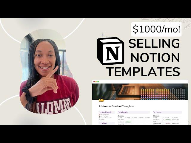 Make $1000/mo Selling Notion Templates? No Experience Needed!