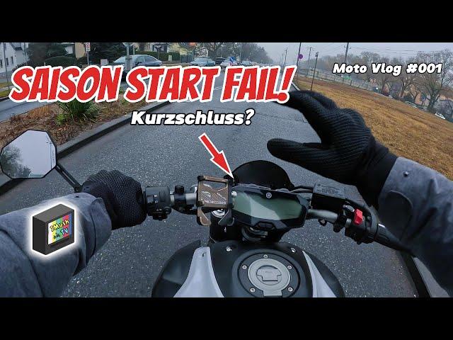 Perfekter Saisonstart... NICHT! - Moto VLOG Vienna # 001 - Yamaha MT 07