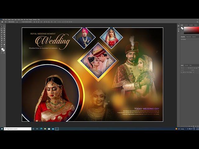 Karizma Album Design in Photoshop hindi | how to design album in photoshop | album design