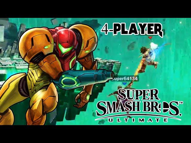 Super Smash Bros. Ultimate 4-Player SERIOUS #1 - John You Okay?...