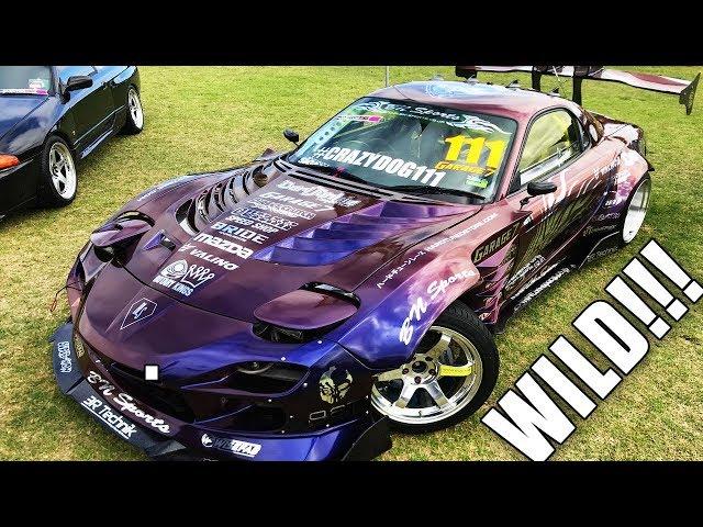 Australia's *WILDEST* RX7! Crazydog Rotorsports Epic Drift Build!