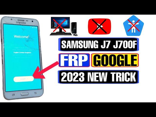 Samsung Galaxy J7 FRP Bypass 2023 | Samsung J7 FRP Bypass | Samsung J7 Google Bypass 2023 |