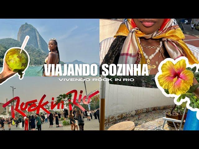 VLOG VIAJANDO SOZINHA: Rock in rio, ficando em hostel pela primeira vez, perdi meu primeiro voo  ️