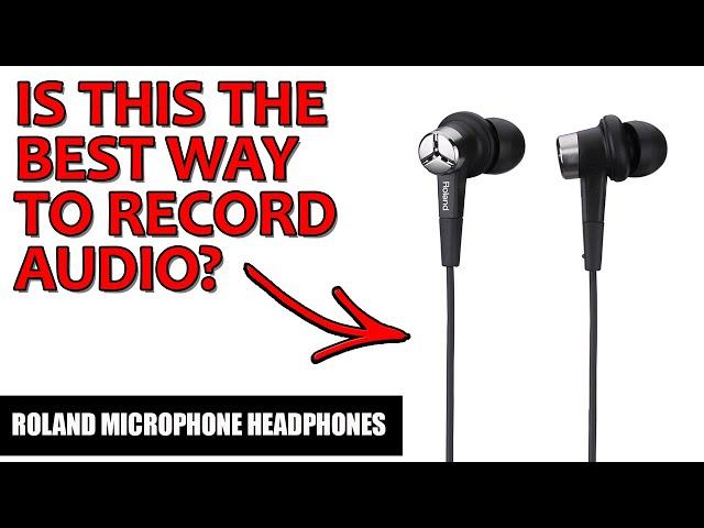Roland CS-10EM Binaural Microphone Earphones TESTED & REVIEWED | The Best way to record audio?