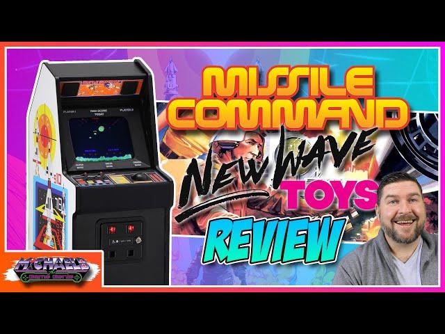 New Wave Toys Missile Command X Replicade Mini Arcade Review | MichaelBtheGameGenie