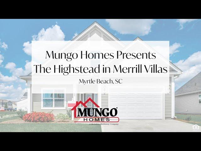 Tour the Highstead Floor Plan by Mungo Homes!