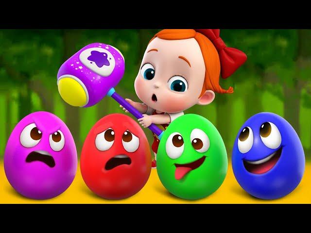 Surprise Eggs Kids Songs | Surprise Eggs, Crack Crack Crack + LiaChaCha Kids Songs & Nursery Rhymes