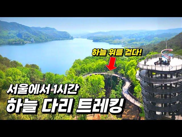 하늘을 걷는 호수길...서울에서 1시간, 이런 곳 처음 봤어요! 100년 맛집 점심까지