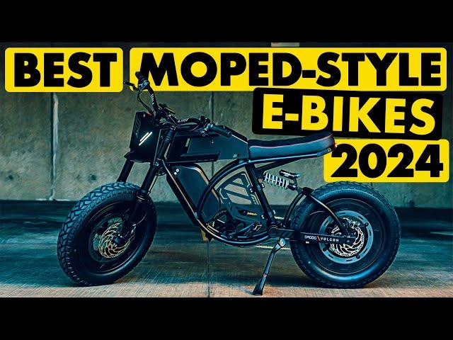 TOP 10 BEST MOPED STYLE ELECTRIC BIKES 2024/2025