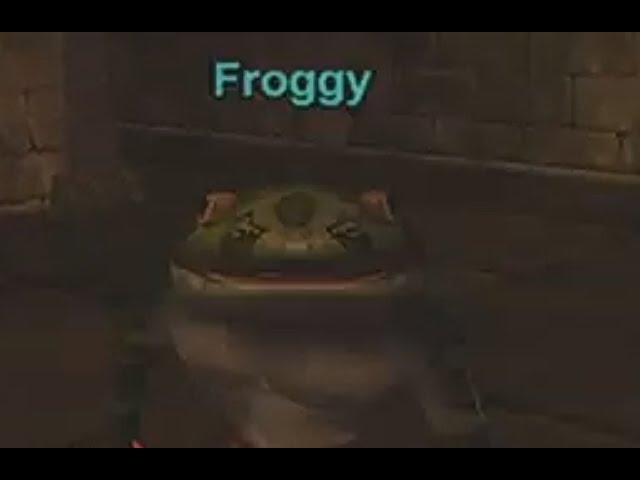 Bard solo Froggy for the Singing Steel Helm, EverQuest P99 Green