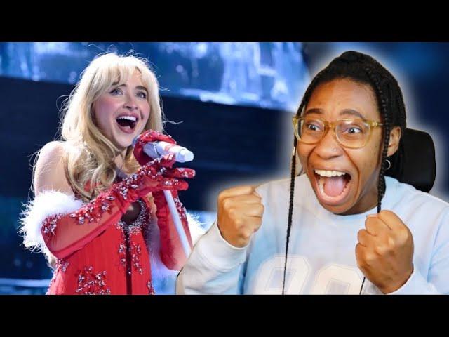 SABRINA CARPENTER- A NONSENSE CHRISTMAS (OFFICIAL TRAILER) REACTION!!! 