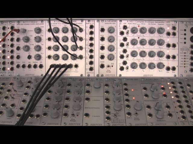 Quadrophonic Basics with Doepfer A-100 System Part One-Patch #1