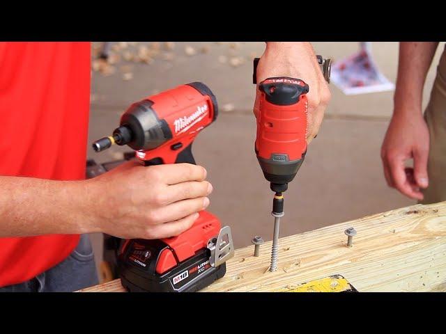 Milwaukee Tool 2760 M18 FUEL SURGE 1/4" Hex Hydraulic Driver vs 2653 M18 FUEL 1/4" Hex Impact Driver