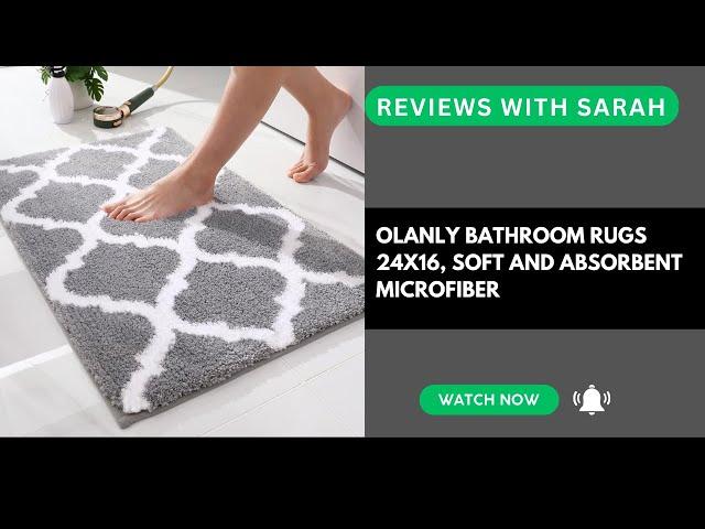  OLANLY Bathroom Rugs Review | Soft, Absorbent & Non-Slip Bath Mat | Perfect for Your Bathroom!