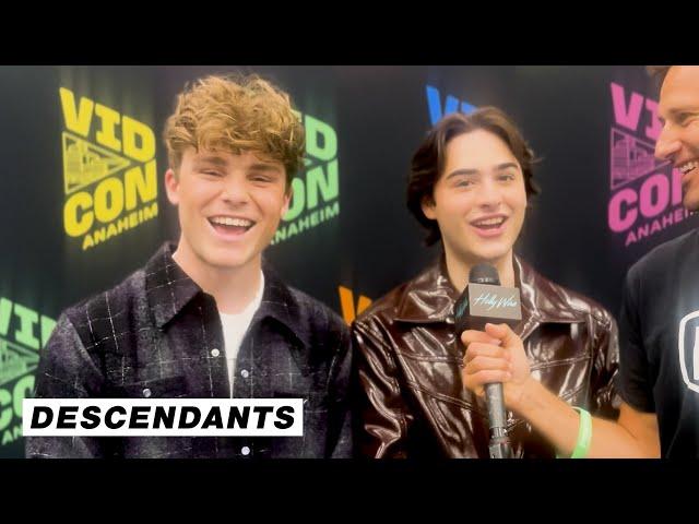 Joshua Colley and Peder Lindell Talk Descendants at Vidcon | Hollywire