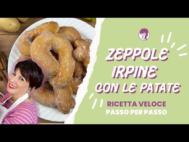 Zeppole irpine con le patate | Antonietta Polcaro