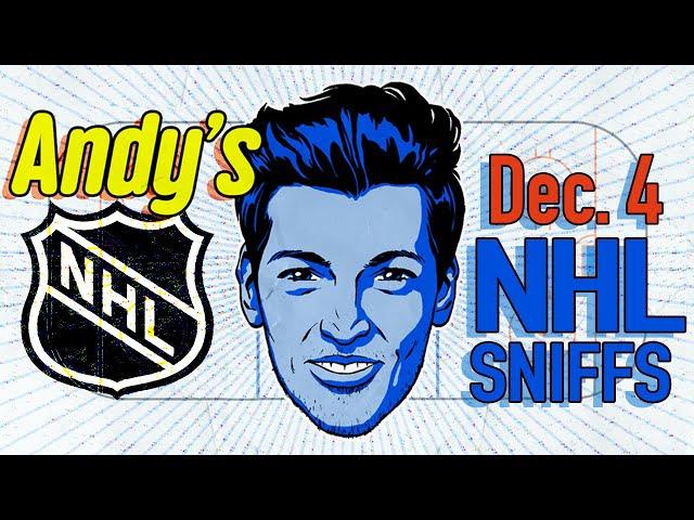 NHL Sniffs, Picks & Pirate Parlays Today 12/4/24 | Best NHL Bets w/Andy Francess